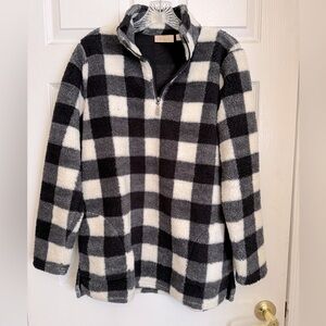 Belle by Kim Gravel 1/4” zipper soft, fuzzy, long sleeve, soft, fall day out